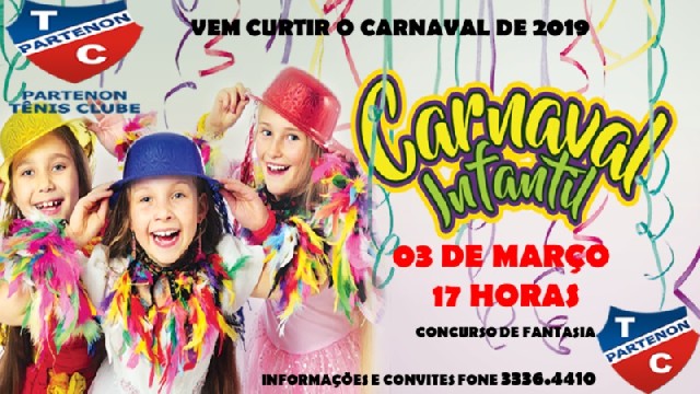 Foto 1 - Festa de carnaval infantil - partenon tênis clube